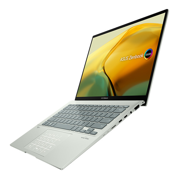 Laptop Asus Zenbook UX3402ZA-KM220W (Core i5 1240P/ 8GB/ 512GB SSD/ Intel Iris Xe Graphics/ 14.0inch 2.8K/ Windows 11 Home/ AQUA CELADON/ Vỏ nhôm)