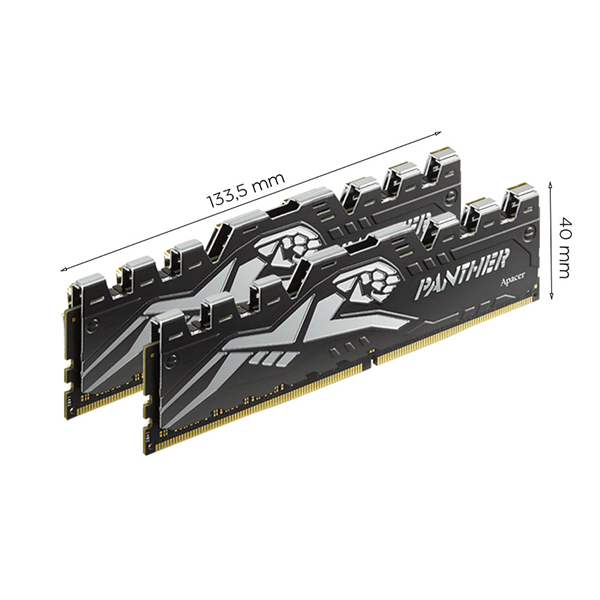 Ram Desktop Apacer OC Panther-Golden (AH4U16G32C28Y7GAA-1) 16GB (1x16GB) DDR4 3200Mhz