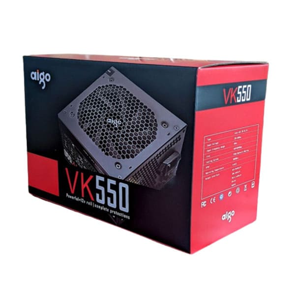 Nguồn máy tính AIGO VK550 - 550W (Màu Đen)