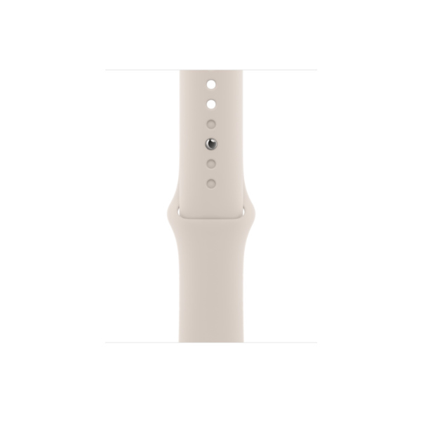 Đồng hồ thông minh Apple Watch Series 8 (41mm/ LTE/ Viền Thép/ Dây Cao Su/ Starlight/ MNJC3VN/A)