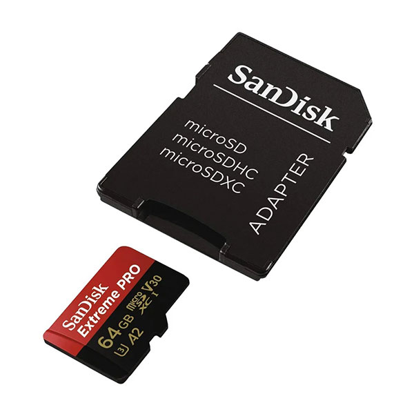 Thẻ nhớ Micro SD  Sandisk Extreme Pro SDXC V30 64Gb (Read/Write: 200/90MB/s)