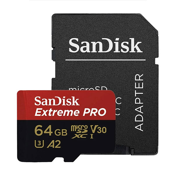 Thẻ nhớ Micro SD  Sandisk Extreme Pro SDXC V30 64Gb (Read/Write: 200/90MB/s)