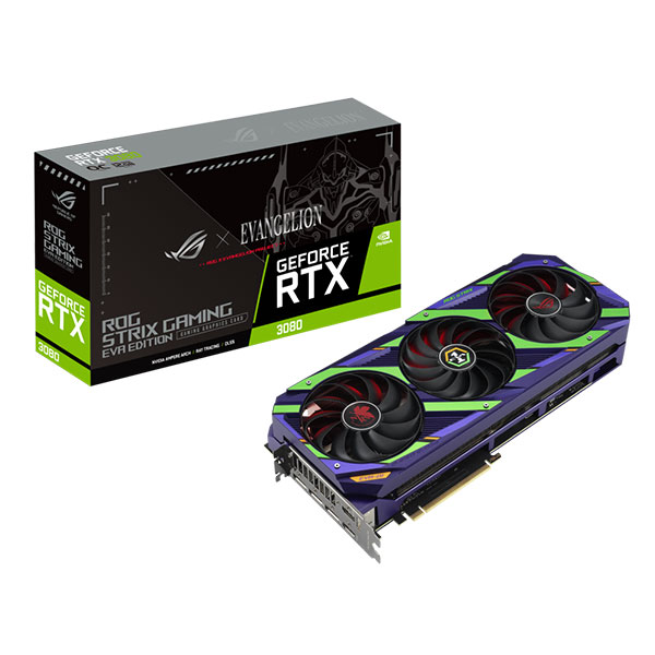 Cạc đồ họa Asus ROG Strix RTX 3080 OC 12GB GDDR6X EVANGELION
