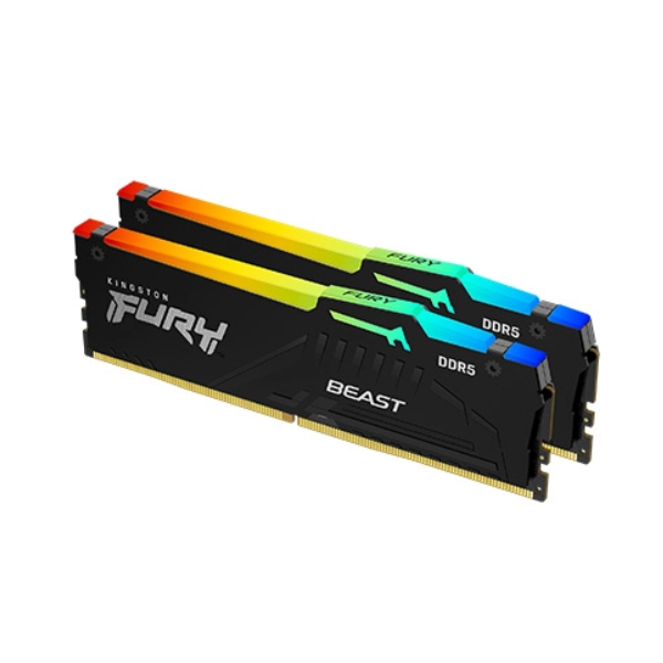 Ram desktop Kingston Fury Beast RGB 16GB (2x8GB) DDR5 bus 5200 Mhz ...