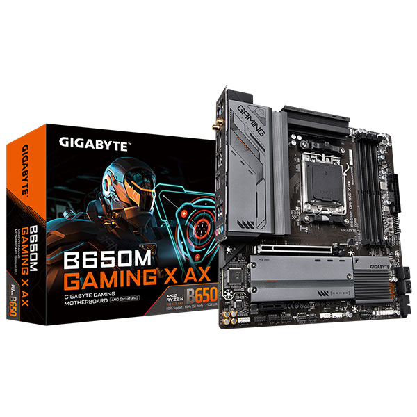 Mainboard Gigabyte B650M GAMING X AX (AMD B650/ Socket AM5/ 4 khe ram/ DDR5/ 2.5 Gigabit LAN)