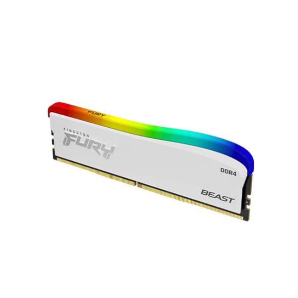 Ram Kingston Fury Beast 8GB 3600 DDR4 RGB White SE  (KF36C17BWA/8)