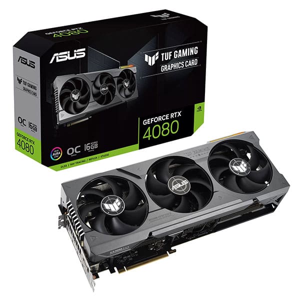 Cạc đồ họa ASUS TUF Gaming GeForce RTX 4080 16GB GDDR6X OC