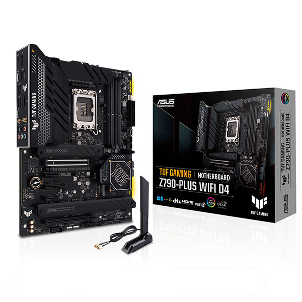 Mainboard Asus TUF Gaming Z790-PLUS WIFI D4 (Intel Z790/ Socket 1700/ ATX/ 4 khe ram/ DDR4/ 2.5 Gigabit LAN)