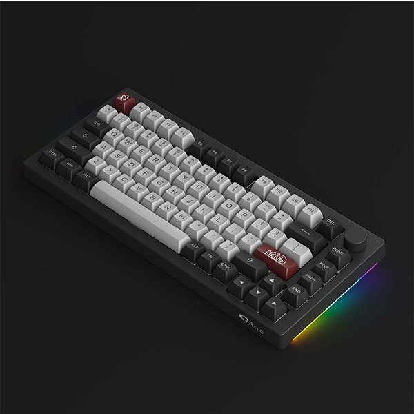 Bàn phím cơ AKKO 5075B Plus Multi-modes Dracula Castle Akko V3 Cream Blue switch