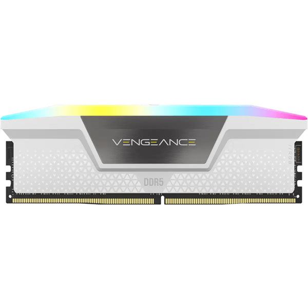 Ram Desktop Corsair Vengeance RS RGB (CMH32GX5M2B6000C40W) 32GB (2x16GB)DDR5 6000MHz White