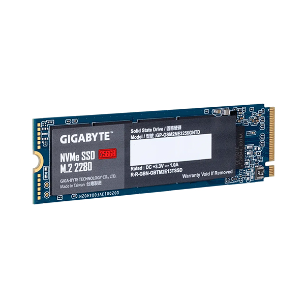 Ổ SSD Gigabyte 256Gb PCIe NVMe™ 3x4 M2-2280
