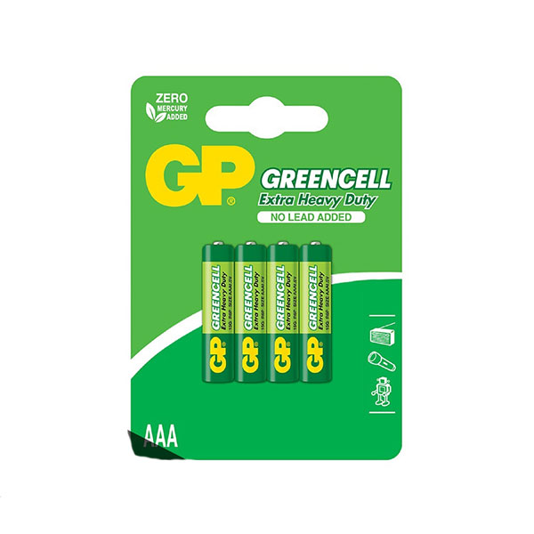 Pin đũa Greencell AAA GP24G-2U4 (Vỉ 4 viên)