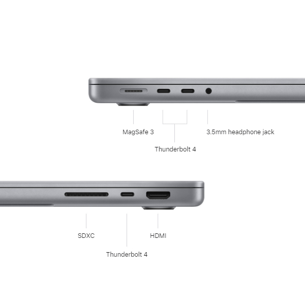 Máy tính xách tay Apple Macbook Pro 16 MNWA3SA/A (M2 Max 12 Cores CPU/ 32GB/ 1TB SSD/ 32 core GPU/ Space Gray)