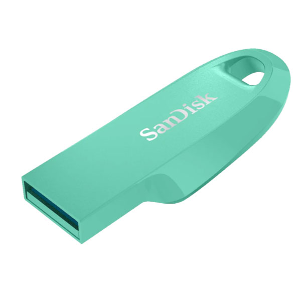 USB SanDisk CZ550 Ultra Curve 256Gb USB3.2 Flash Drive (Màu xanh bạc hà)