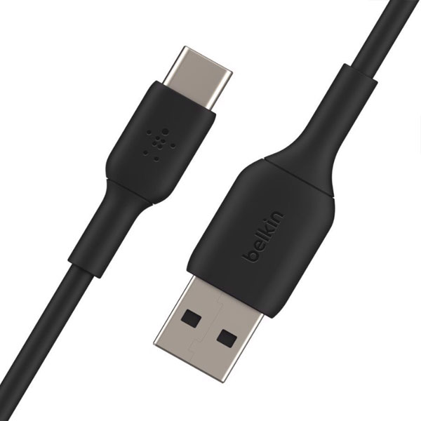 Cáp USB Type-C Belkin 12W vỏ nhựa 1M (Màu đen)