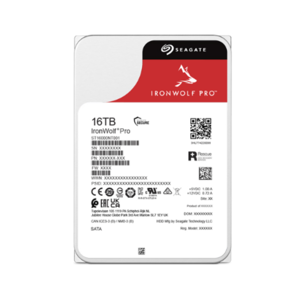 Ổ cứng Seagate IronWolf Pro 16TB ST16000NT001