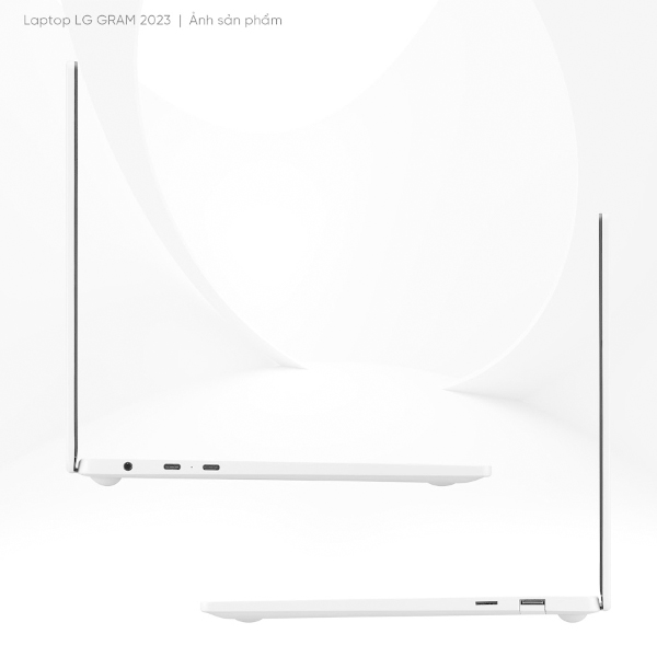 Laptop LG Gram 2023 Ultra Slim 16Z90RS-G.AH54A5 (Core i5 1340P/ 16GB/ 512GB SSD/ Intel Iris Xe Graphics/ 16.0inch WQHD/ Windows 11 Home/ White)