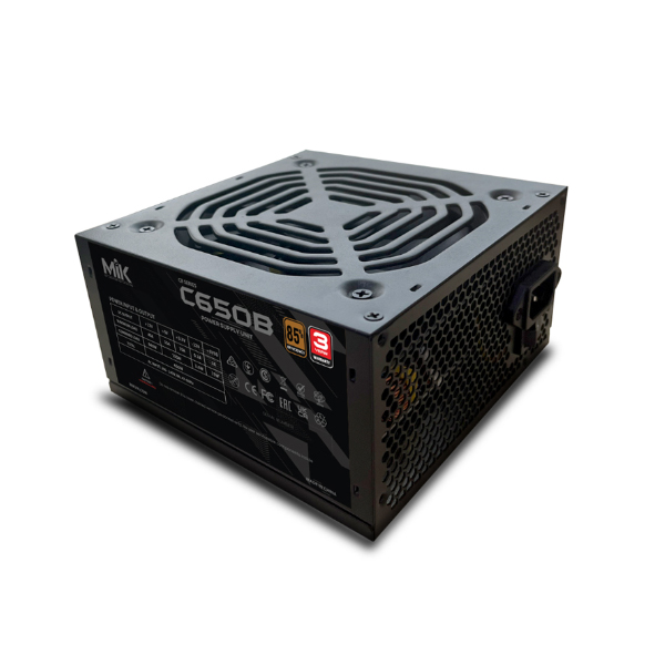 Nguồn máy tính MIK C650B (650W/ 80 Plus Bronze/ ATX/ Đen)
