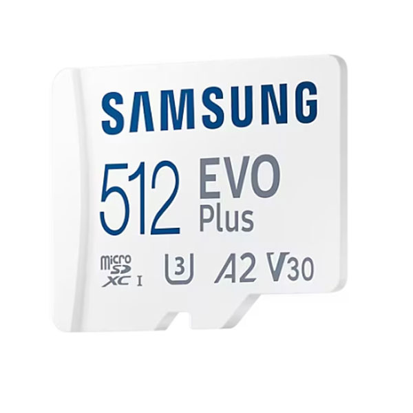 Thẻ nhớ Micro SD Samsung Evo plus 512GB Class 10 Read 130MB/s (Kèm Adapter)