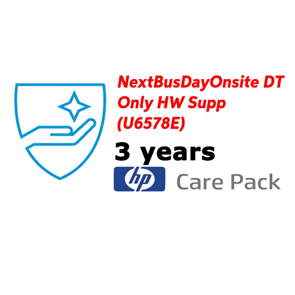 Dịch vụ nâng cấp bảo hành HP 3y NextBusDayOnsite DT Only HW Supp (U6578E)