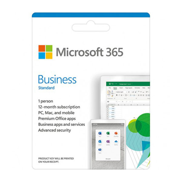 Phần mềm Microsoft 365 Business Standard Retail English APACEM Subscr 1YR Media P8