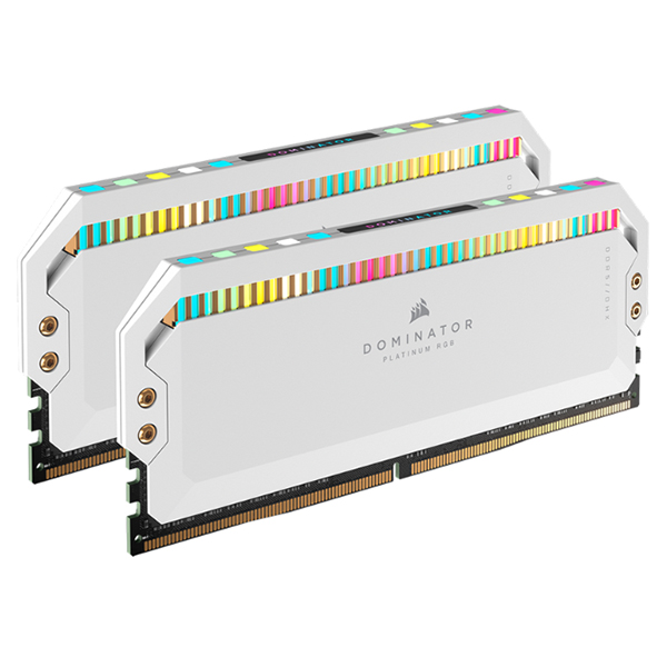 RAM Corsair DOMINATOR PLATINUM RGB 64GB (2x32GB) DDR5 5600MHz White (CMT64GX5M2B5600C40W)
