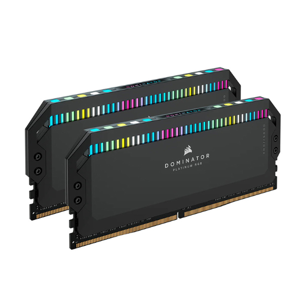 RAM Corsair DOMINATOR PLATINUM RGB 64GB (2x32GB) DDR5 5600MHz Black (CMT64GX5M2B5600C40)