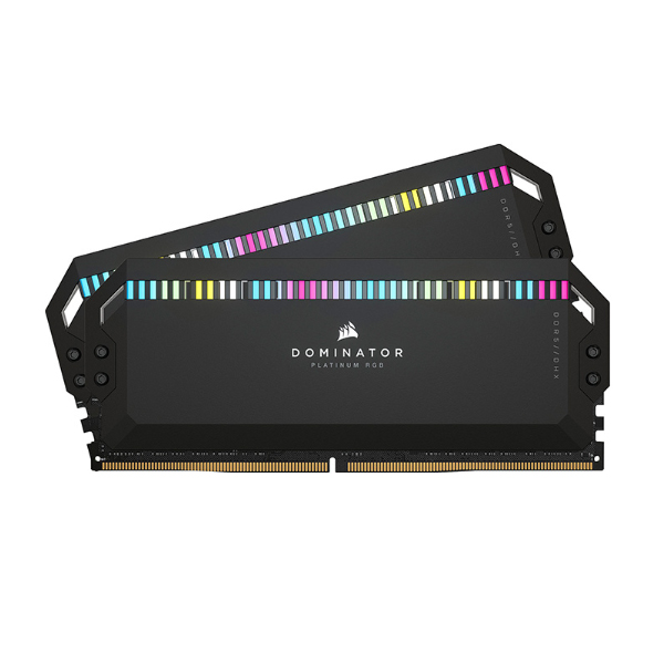 RAM Corsair DOMINATOR PLATINUM RGB 64GB (2x32GB) DDR5 5600MHz Black (CMT64GX5M2B5600C40)