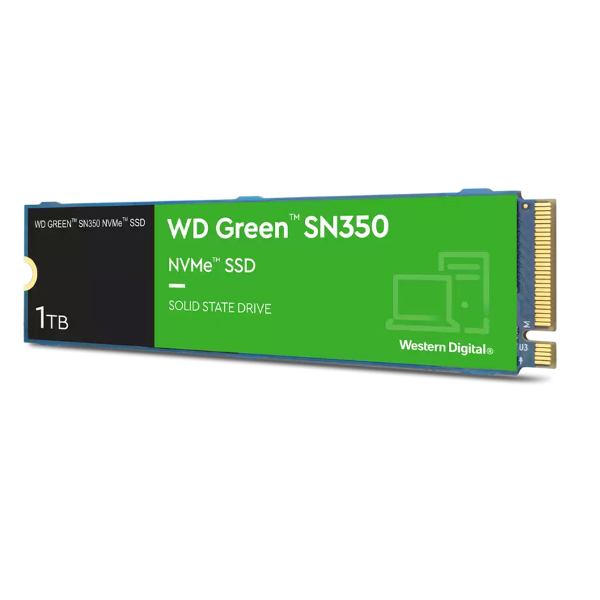 Ổ SSD Western Digital Green SN350 1TB WDS100T3G0C (NVMe PCIe/ 3200MB/s/ 2500MB/s)