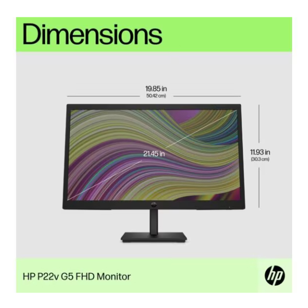 Màn hình HP P22v G5 7N909AT (21.45Inch/ Full HD/ 5ms/ 75HZ/ 250cd/m2/ VA)