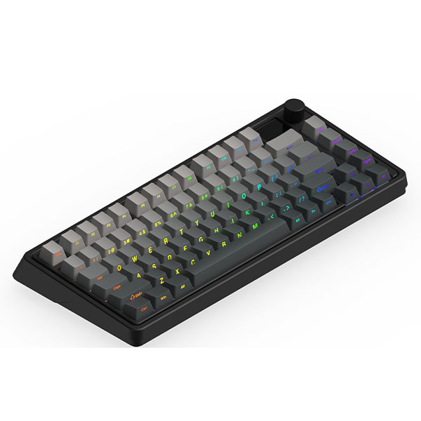Bàn phím cơ FL-Esports CMK75 OEM keycap Hazy Shade (Gradient Grey) Kailh New BOX Marshmallow Switch