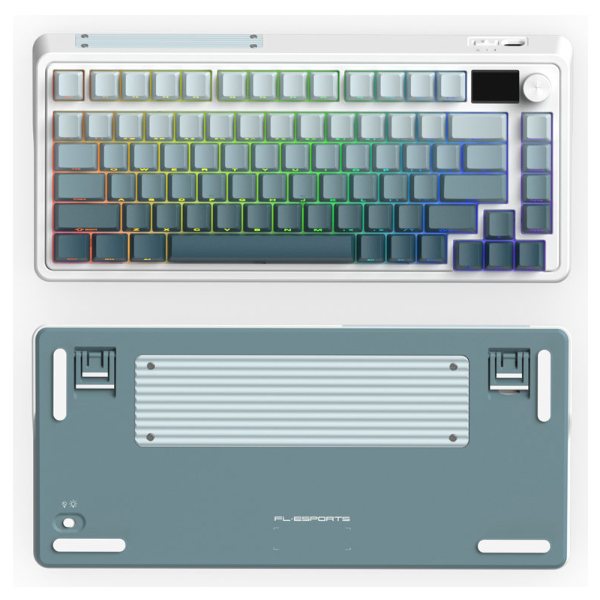 Bàn phím cơ FL-Esports CMK75 OEM keycap Ultramarine(Gradient Blue)  Kailh New BOX Marshmallow Switch