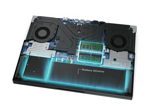 Laptop Lenovo Legion Gaming 5 15ACH6H 82JW00AHVN (Ryzen 5 5600H/ 8GB/ 512GB SSD/ Nvidia GeForce RTX 3050Ti 4Gb GDDR6/ 15.6inch Full HD/ Windows 11 Home/ Phantom Blue/ Aluminium/ 2 Year)