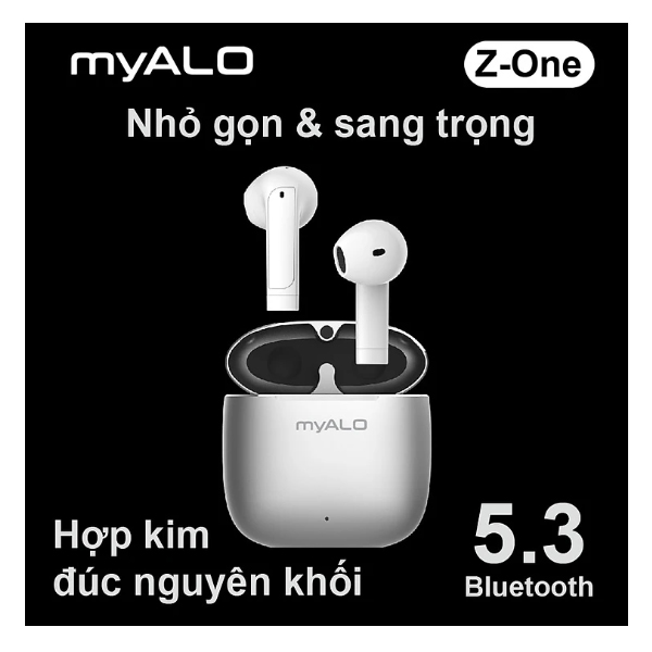 Tai nghe Bluetooth myALO Z-One - Bạc