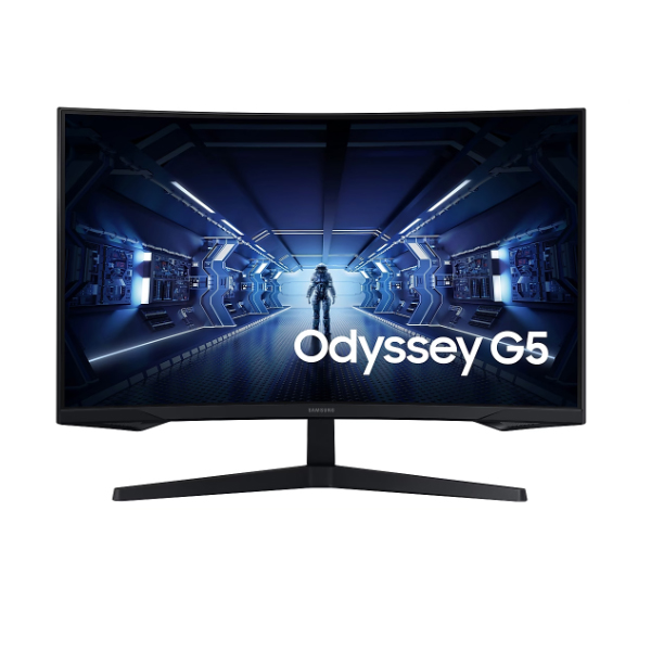 Màn hình cong gaming Samsung Odyssey G5 LC32G55TQBEXXV (32Inch/ 2K (2560x1440)/ 1ms/ 144Hz/ 300 cd/m2/ VA)