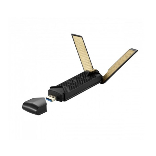 Cạc mạng không dây Asus USB AX56 (Chuẩn AX/ AX1800Mbps/ 2 Ăng-ten ngoài)