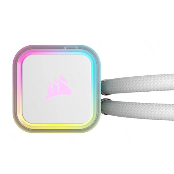 Tản nhiệt nước AIO Corsair H100i RGB ELITE - WHITE CW-9060078-WW (Trắng/ LED RGB)