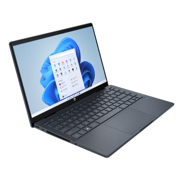 Laptop HP Pavilion x360 14-ek1045TU 80R23PA (i3 1315U/ 8GB/ 256GB SSD/14 inch FHD Touch/Win11/ Blue/ Vỏ nhôm/ Pen)