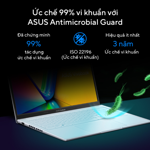 Laptop Asus Vivobook 14X OLED K3405ZF-KM086W (Core i5 12450H/ 16GB/ 512GB SSD/ Nvidia GeForce RTX 2050 4GB GDDR6/ 14.0inch 2.8K/ Windows 11 Home/ Silver)