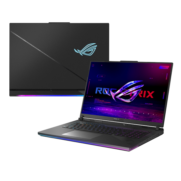 Laptop Asus Gaming ROG Strix SCAR 18 G834JYR-R6011W (Core i9-14900HX/ 64GB/ 2TB SSD/ Nvidia GeForce RTX 4090 16GB GDDR6/ 18.0inch WQXGA/ Windows 11 Home/ Black/ Chuột/Balo)
