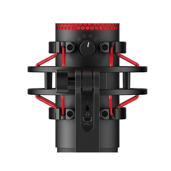 Micro HYPERX QUADCAST GAMING BLACK RED - HX-MICQC-BK