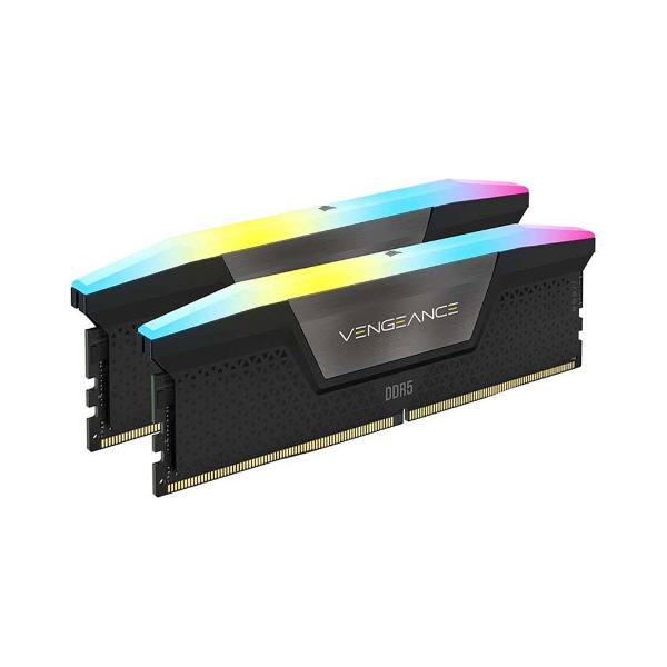 Ram desktop Corsair Vengeance RGB 64GB (2x32GB) DDR5 5600Mhz (CMH64GX5M2B5600C40)