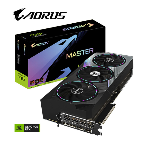 Card đồ họa Gigabyte GeForce RTX 4080 SUPER Aorus Master 16GB GDDR6X