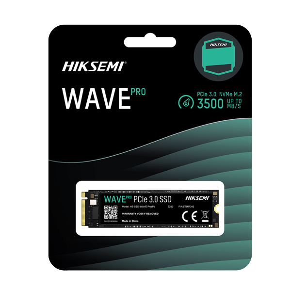 Ổ SSD HIKSEMI HS-SSD-WAVE Pro 1Tb (NVMe PCIe/ Gen3x4 M2.2280/ 3520MB/s/ 2900MB/s)
