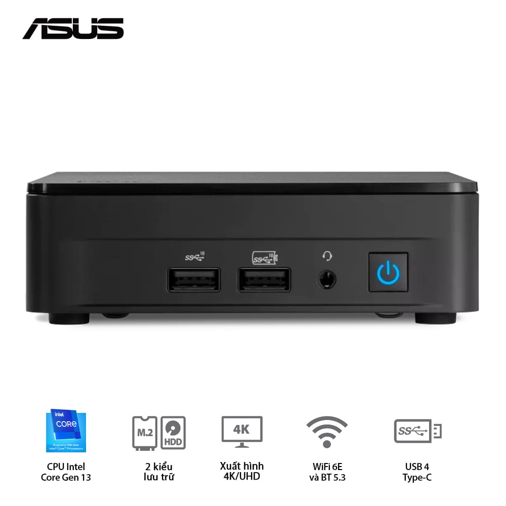 Mini PC Asus NUC 13 Pro Tall NUC13ANHI3 | Chính Hãng | GIÁ RẺ QUÁ