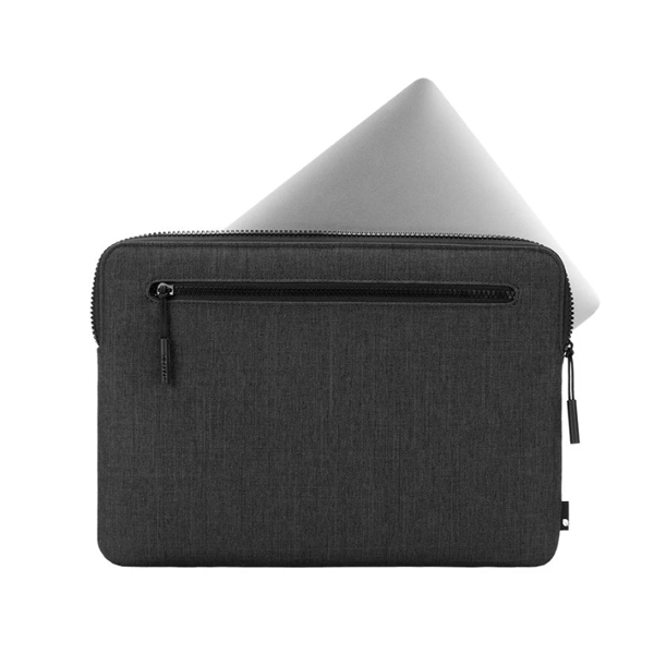 Incase Icon Sleeve Case [Woolenex-materiaal I tenSAERLITE-Bumper I Faux Bont Interieur I Magneetsluiting], donkergrijs, voor MacBook Pro 16 (2019 - 2021 M1 Pro/M1 Max