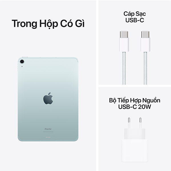 Máy tính bảng Apple IPad Air 6 11inch Wifi (8GB/ 512GB/ Blue)