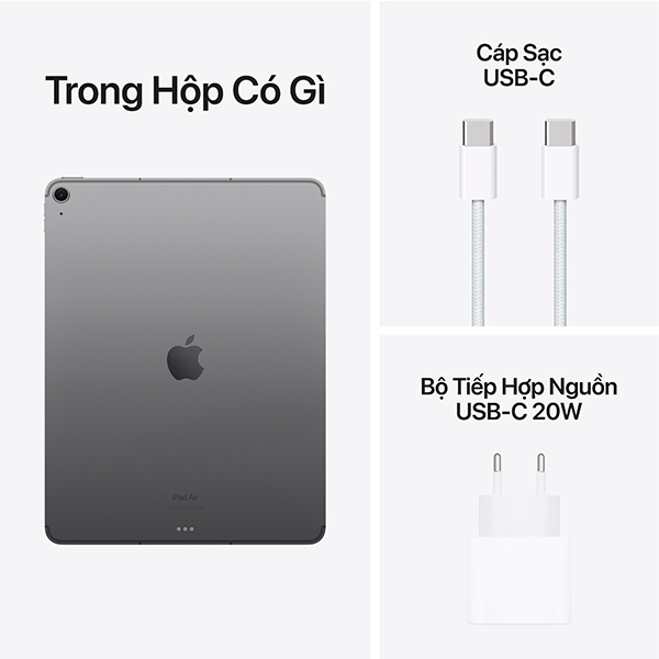 Máy tính bảng Apple IPad Air 6 13inch 5G (8GB/ 128Gb/ Space Gray)