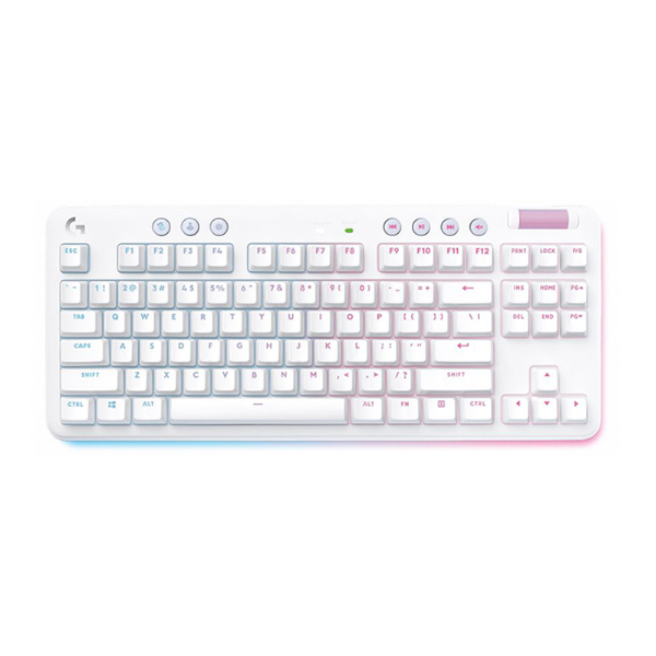 Bàn phím cơ Logitech Không dây G715 TKL RGB AURORA OFF WHITE TACTILE (920-010467)