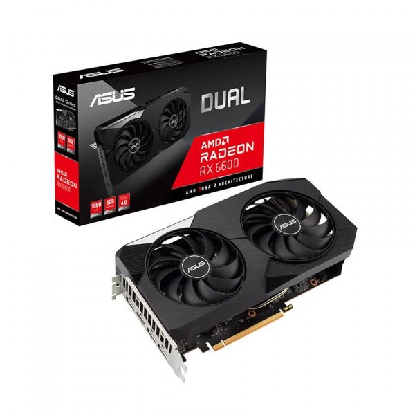 Card đồ họa Asus Dual Radeon RX 6600 V3 8GB (GDDR6/ 128 bit)